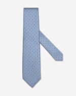 Lichtblauwe stropdas in zijde