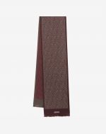 Burgundy double-sided scarf