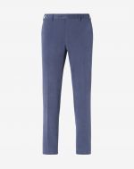 Pantalone blu in cotone stretch