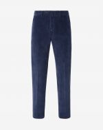 12.7 wales/inch velvet chinos in blue