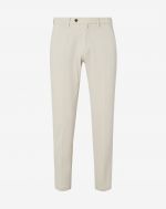 Cotton and modal blend chinos in white