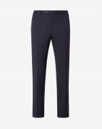 Stretch wool blue trousers