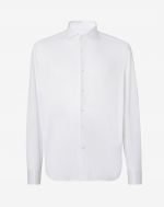 Cotton jersey shirt in white