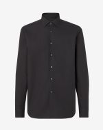 Black pure cotton popolin shirt