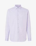 Lilac cotton poplin shirt
