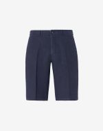 Pantalon bleu marine en lin 