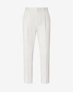 Pantalon blanc en coton biologique
