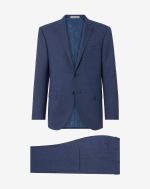 Blue wool suit 