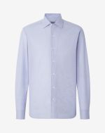 Light blue honeycomb cotton shirt