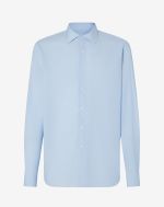 Light blue cotton and silk shirt