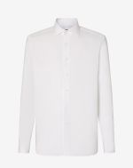 White pure linen shirt