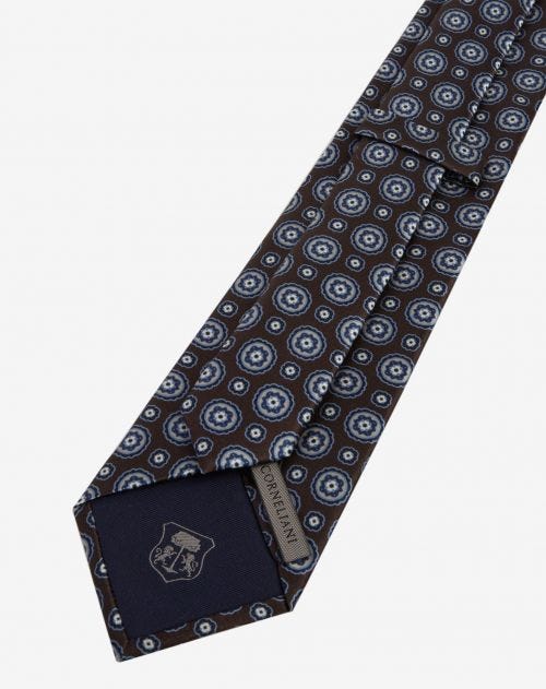 Cravatta stampata testa di moro
