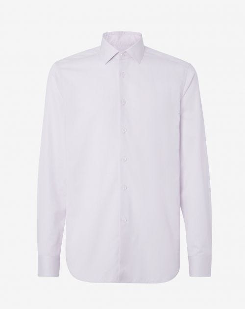 Cotton twill shirt in wisteria purple