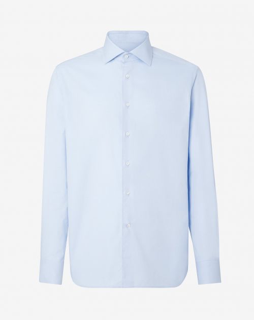 Camicia azzurra in oxford di cotone