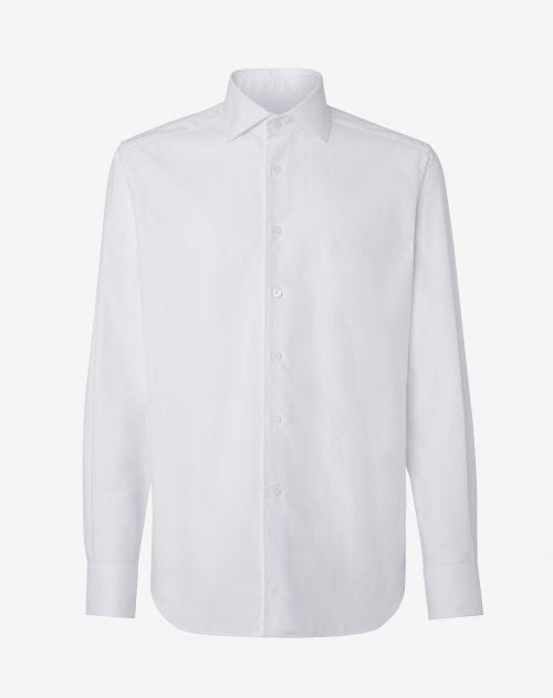 Camicia bianca in oxford di cotone