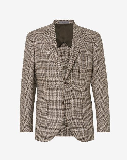 Sienna two-button silk jacket