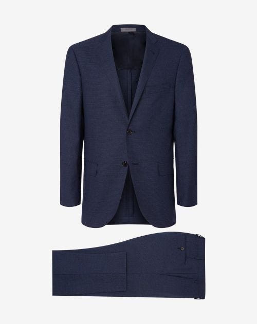 Blue pure wool suit