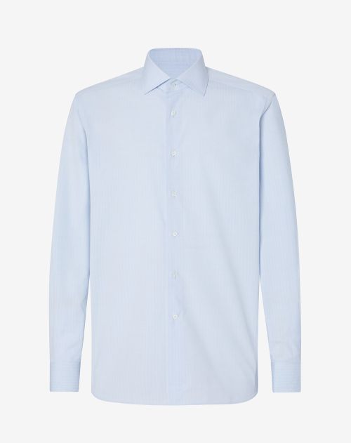 Camicia blu navy in cotone